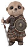 William Wallace Scottish Knight Baby Meerkat Ornament Gift - Indoor or Outdoor - Fun