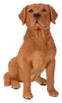 Red Fox Labrador Dog - Lifelike Garden Ornament - Indoor or Outdoor - Real Life