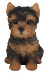Yorkshire Terrier Puppy Dog - Lifelike Ornament Gift - Indoor or Outdoor - Pet Pals