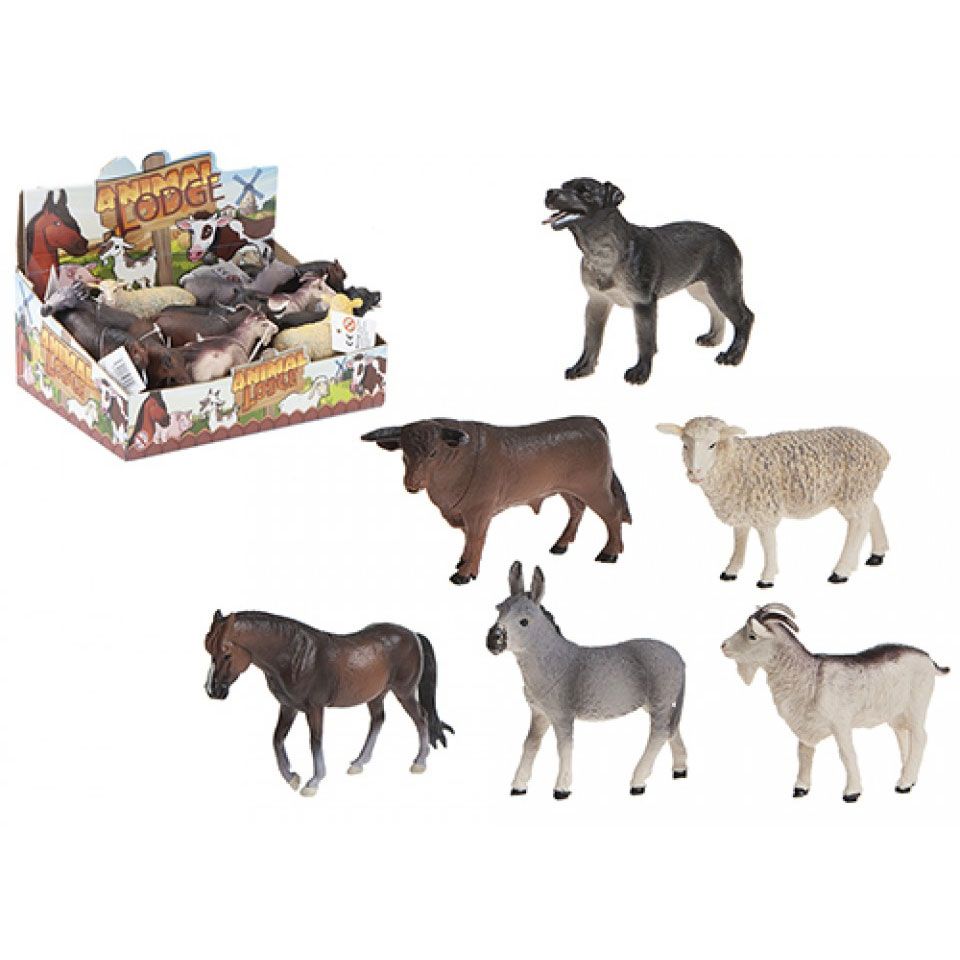 Farm Animals Set of 12 Toy Animals 7cm Gift Envy