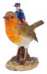 Robin Mail Courier Postman - Fairy Garden - Indoor or Outdoor - Miniature World Vivid Arts