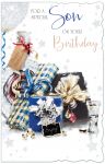 Birthday Card - Large - Son - Gifts - Glitter Out of the Blue
