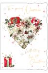 Christmas Card - Nannie - Heart Presents - Out of the Blue